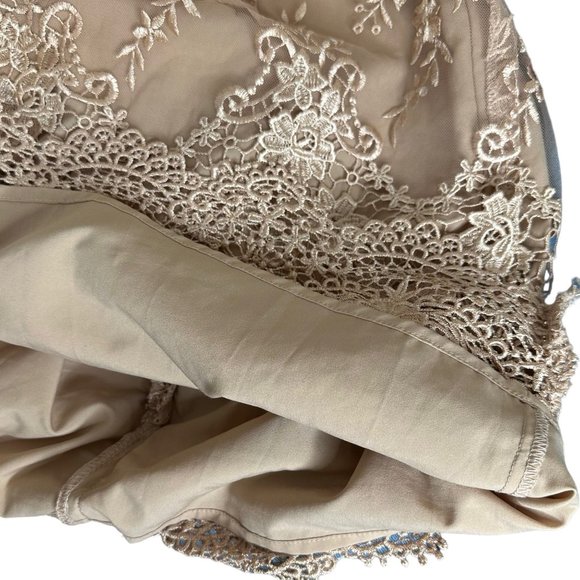 Nanette Lepore Shift Lace Dress Size 8 Baby Pink Lace Knee Length Sleeveless - Picture 10 of 13